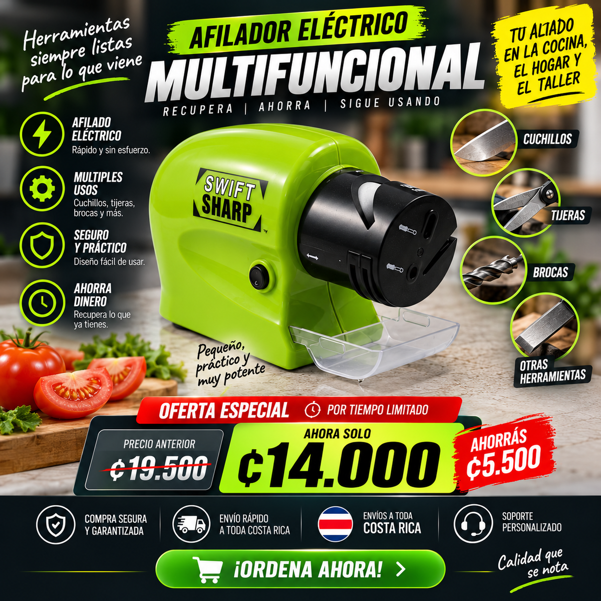 Afilador Eléctrico de Cuchillos