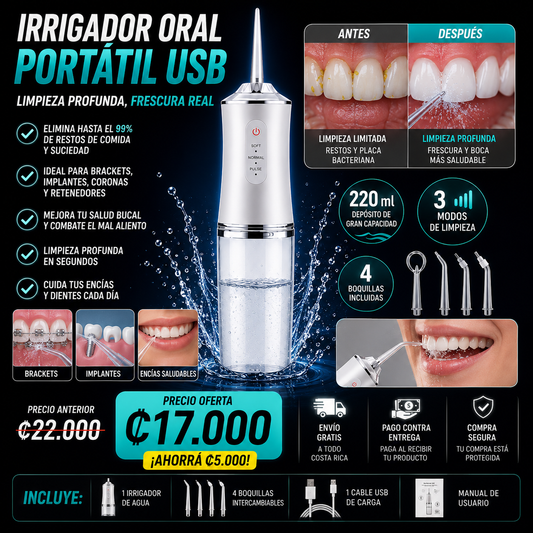 Irrigador Bucal