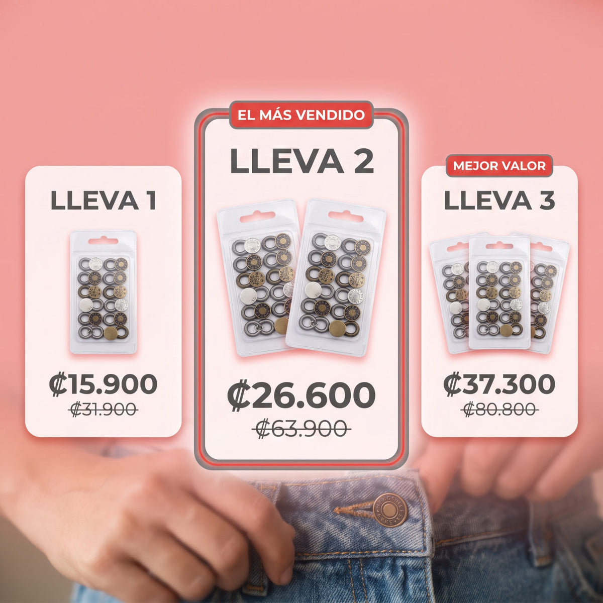 Botón extensor de cintura — OFERTAS POR CANTIDAD