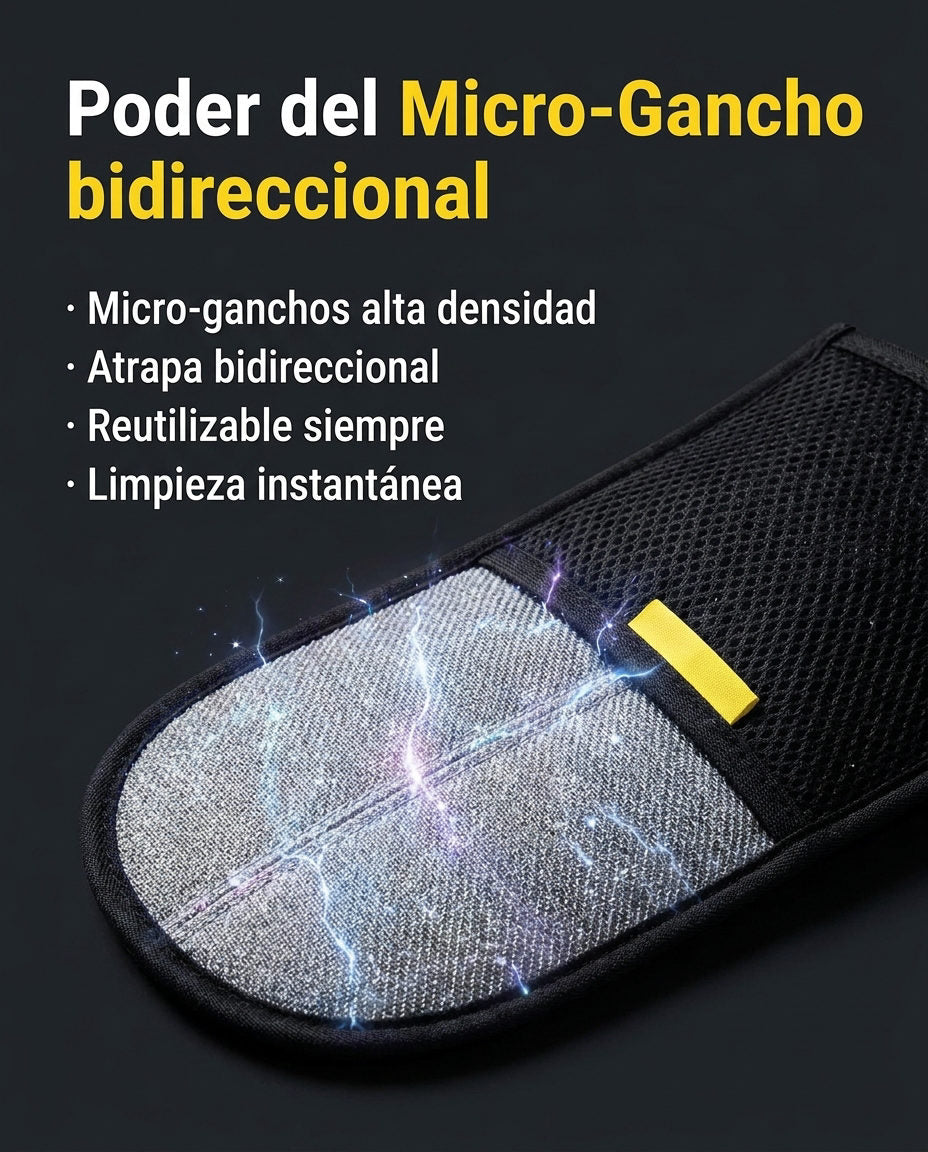 Guante quita pelusas — MECANISMO O TECNOLOGÍA CENTRAL
