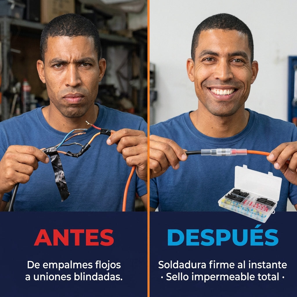 Kit termo cables — ANTES Y DESPUES