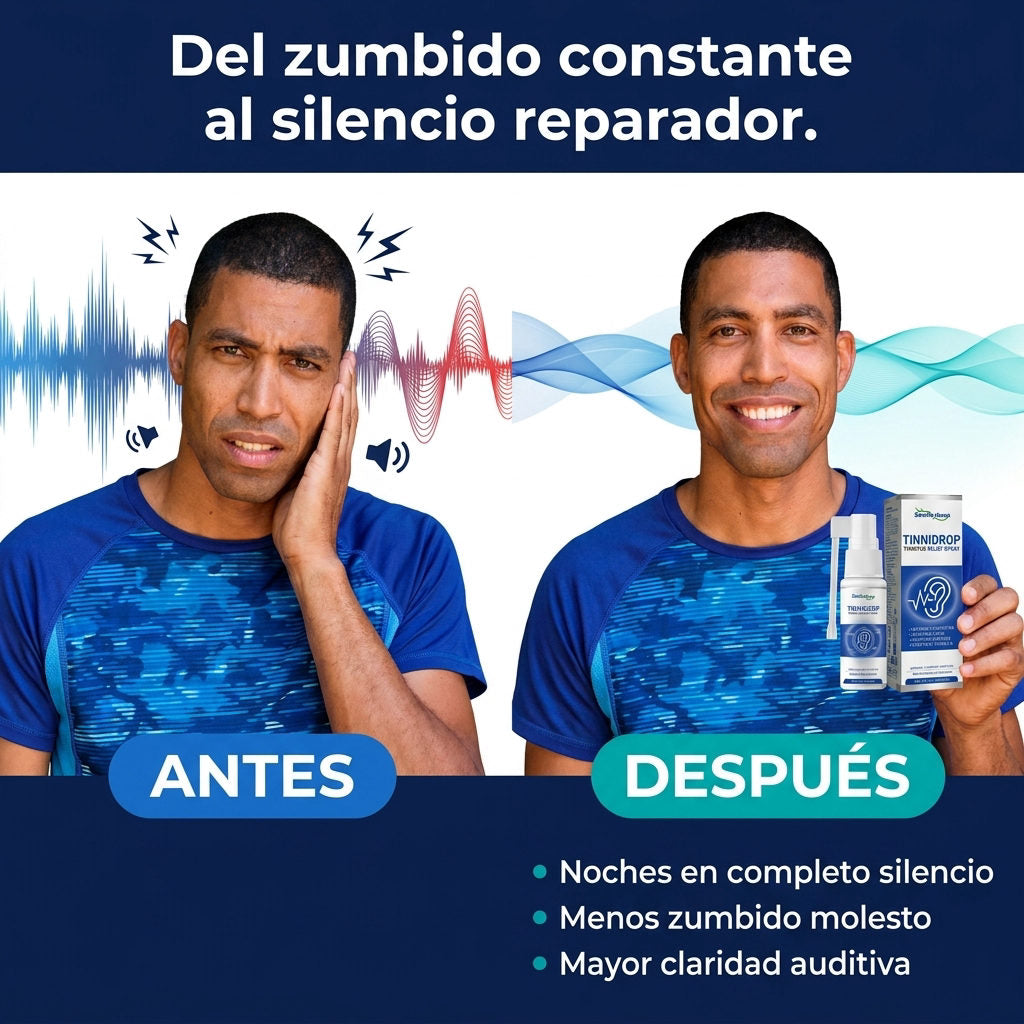 Tinnidrop — ANTES Y DESPUES